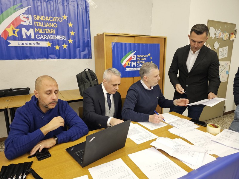 SIM Carabinieri elezioni segreterie provinciali