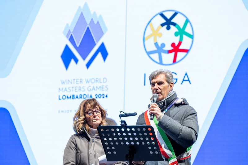 Winter World Masters Games cerimonia apertura Sondrio