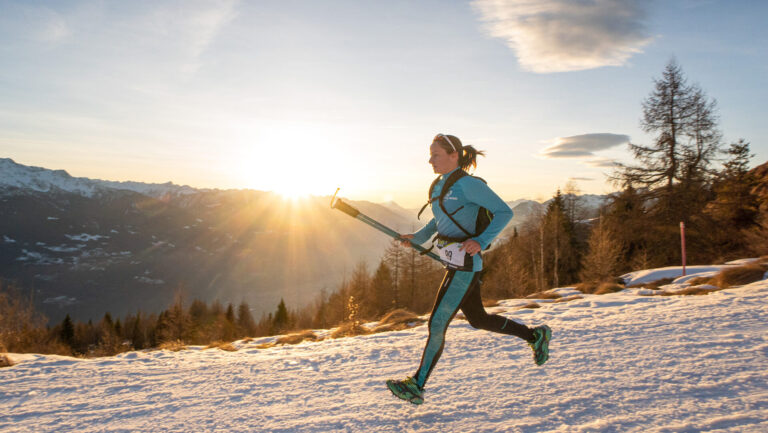 Teglio Winter Sunset Run