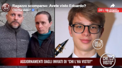 Scomparsa Edoardo Galli Colico genitori 'Chi l'ha visto?'