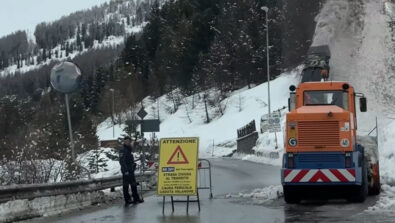 Passo del Foscagno Livigno chiuso