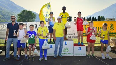 Esordienti ragazzi atletica Cosio Valtellino GS Valgerola