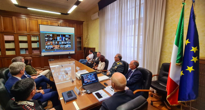 Prefettura Sondrio videoconferenza Roma