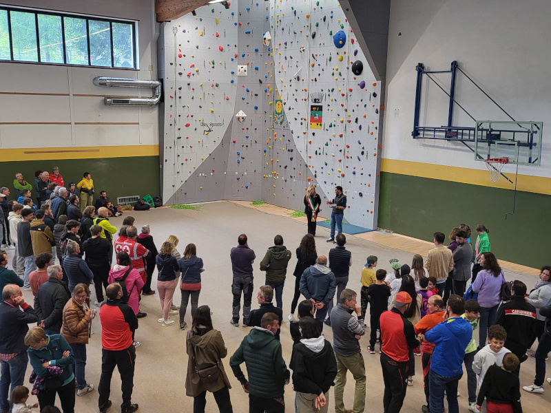 Spluga climbing inaugurazione Campodolcino