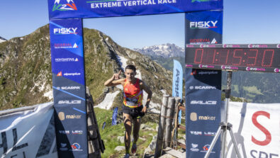 Roberto Delorenzi, vincitore della K2 Valtellina Extreme Vertical 2024