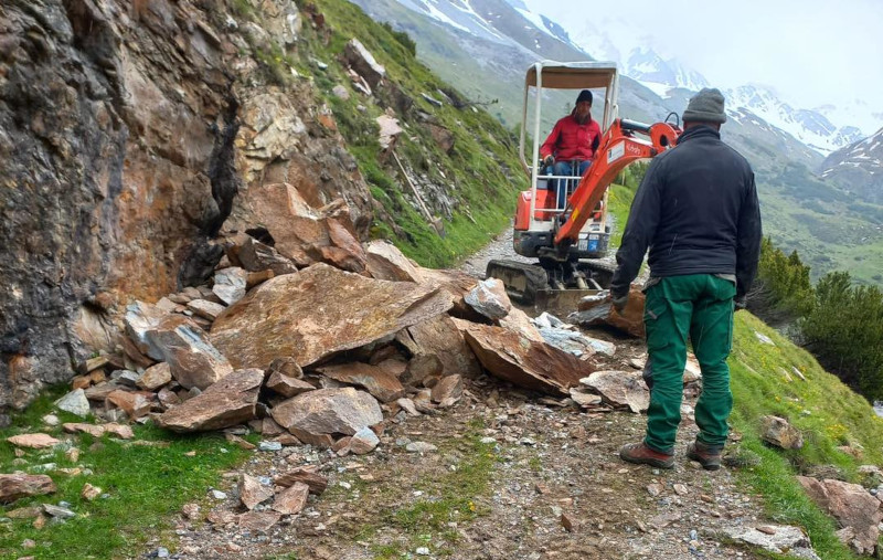 Sentiero Baita Pastore messa in sicurezza Quinto Alpini