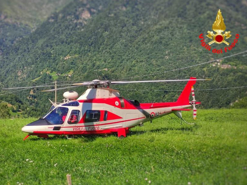 Elicottero Drago Vigili del Fuoco