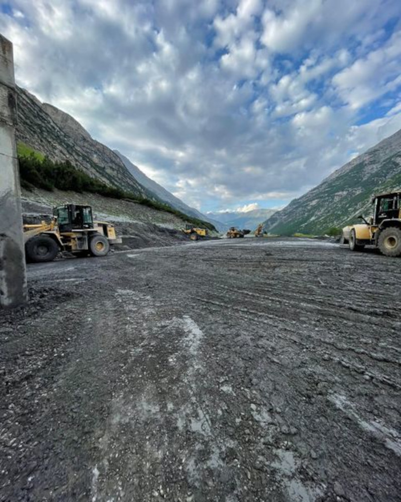 Frana Livigno operazioni sgombero