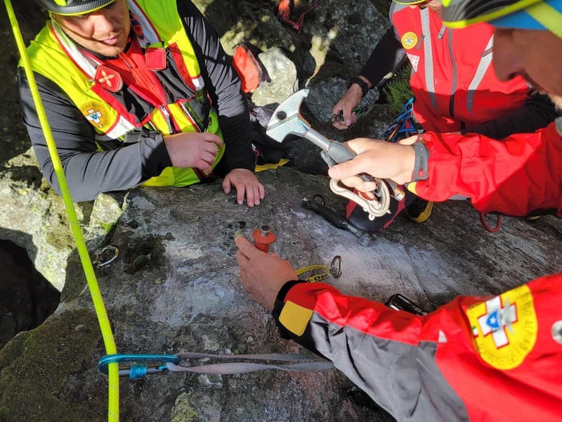 Soccorso Alpino torrente Caurga Rabbiosa