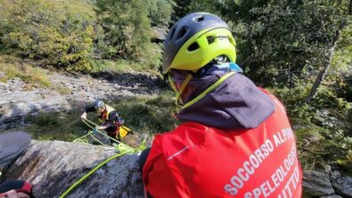 Soccorso Alpino torrente Caurga Rabbiosa