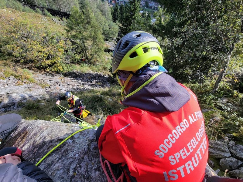 Soccorso Alpino torrente Caurga Rabbiosa