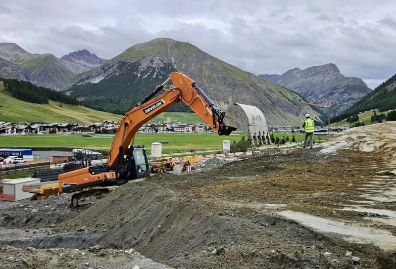 Cantiere Livigno opere olimpiche