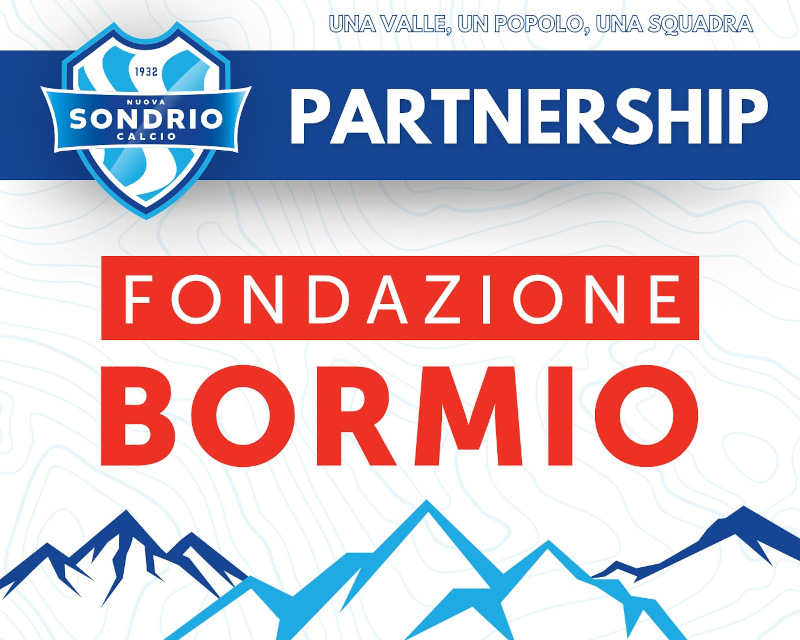 Nuova Sondrio Calcio Fondazione Bormio partnership