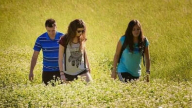 Passeggiata campi grano saraceno Teglio