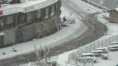 Passo Stelvio prima neve settembre