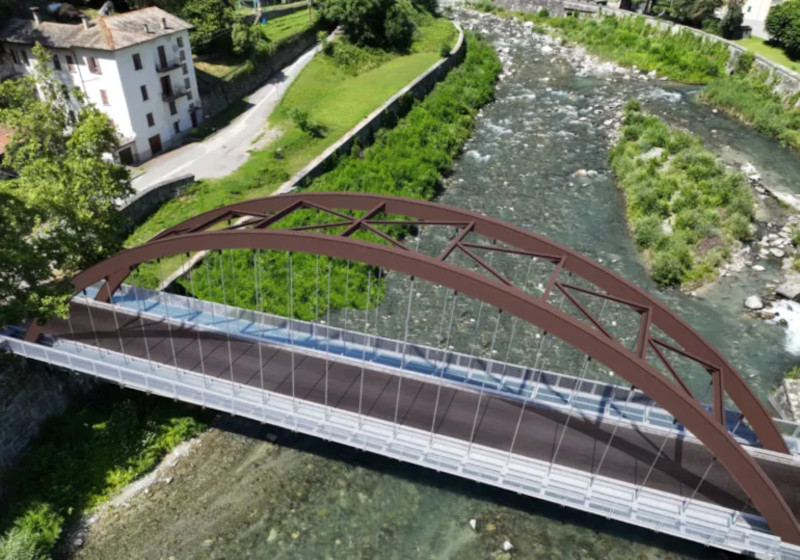 Ponte Gombaro Sondrio progetto manutenzione