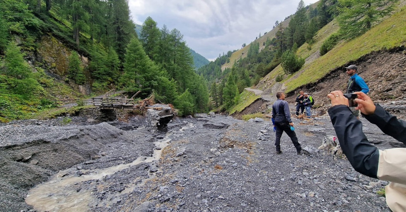 Smottamento Val Alpisella Livigno