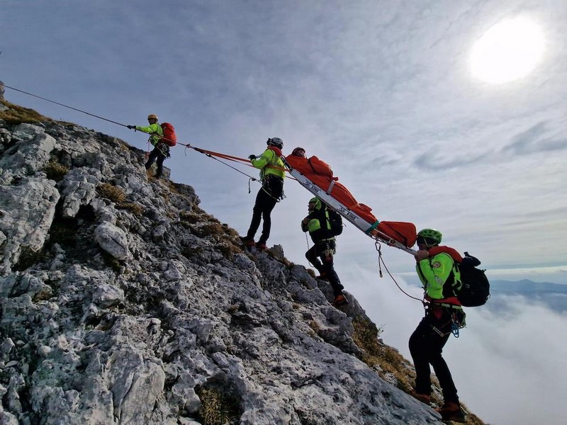 Esercitazione Piani di Bobbio Soccorso Alpino