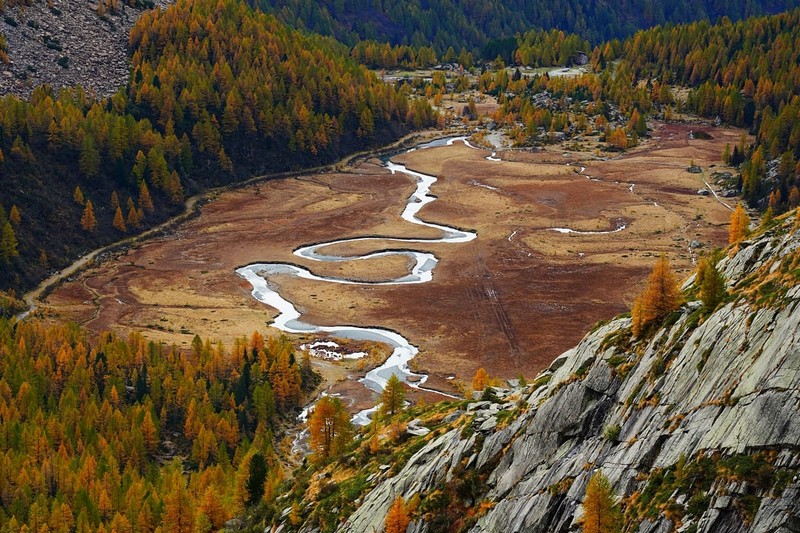 Predarossa autunno Val Masino Giancarlo Airoldi