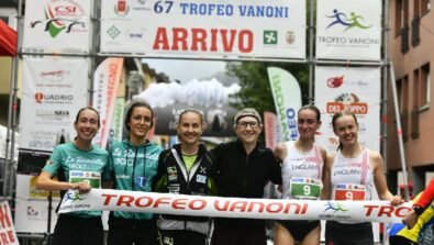 Il podio Femminile del Vanoni 2024