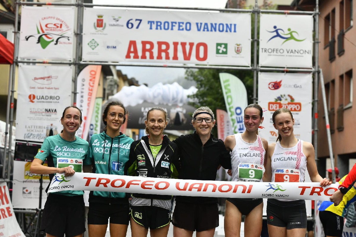 Il podio Femminile del Vanoni 2024