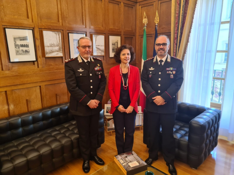 Incontro Prefetto Comandante Legione Carabinieri Lombardia