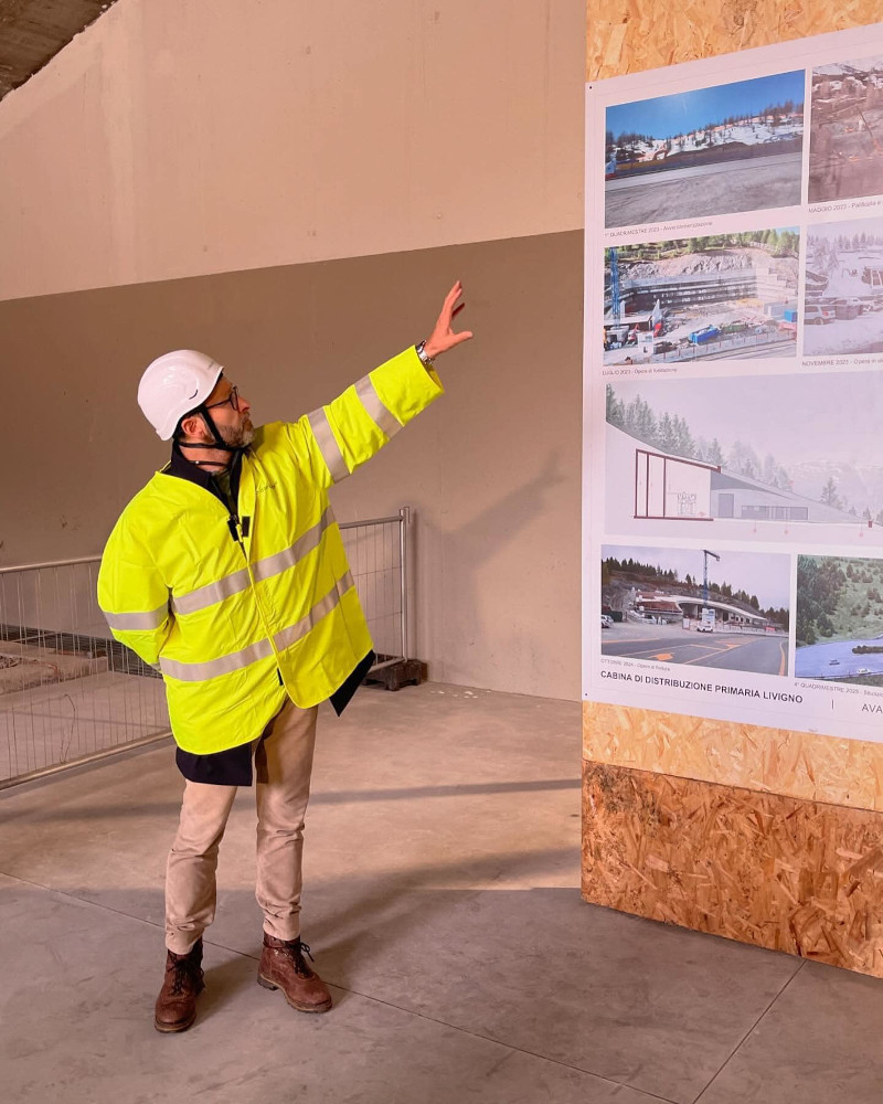 Livigno nuova Cabina Primaria Enel sopralluogo