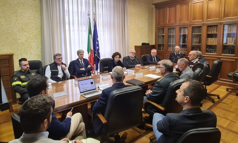 Riunione Ordine pubblico sicurezza Prefettura