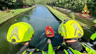 Vigili del Fuco squadre fluviali alluvionali