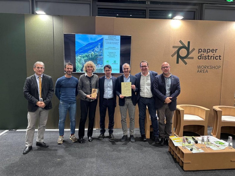 Comunità Montana Valtellina Sondrio premio Green Communities