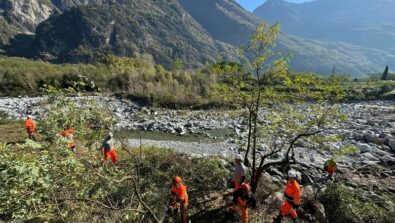 Fiumi sicuri pulizia torrente Codera