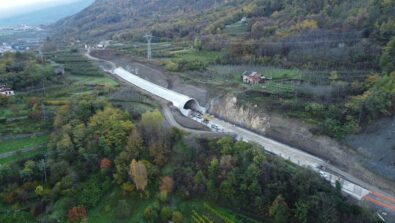 Tangenziale Tirano sopralluogo cantiere