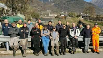 piateda pulizia torrente Rhon novembre 2024