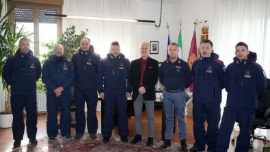 Polizia di Stato Sondrio team sciatori