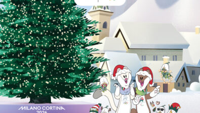 Livigno accensione albero Natale Giochi Milano Cortina 2026