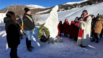 Inaugurazione La Leina valanga 1951 Livigno