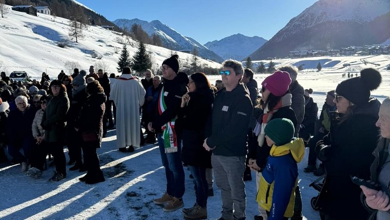 Inaugurazione La Leina valanga 1951 Livigno