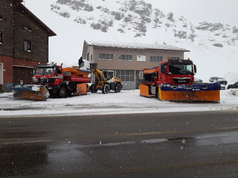 Passo Foscagno Livigno neve