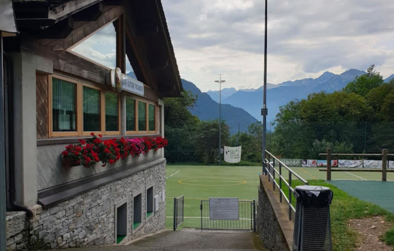 Villa di Chiavenna area ristoro sportiva Motta